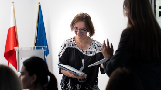 Zdjęcie z 21 października 2025 r. - Urząd Ochrony Danych Osobowych gościł studentów Akademii Leona Koźmińskiego w Warszawie
