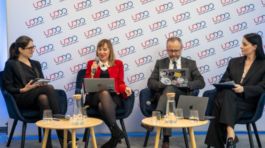 Zdjęcie z konferencji „The Role of the Council of Europe’s Framework Convention on Artificial Intelligence in the Protection of Privacy and Personal Data - Legal, Ethical, and Social Challenges in the AI Era”