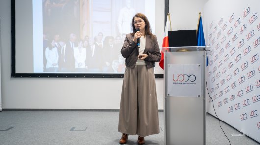 zdjęcie z konferencji „Uczeń, dane osobowe, technologia. Jak budować bezpieczną i odporną cyfrowo szkołę?,” która odbyła się 27 i 28 października 2026 r.