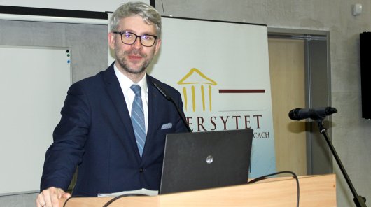 Na zdjęciu Mirosław Sanek, zastępca Prezesa Urzędu Ochrony Danych Osobowych.